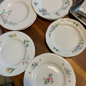 10 pfaltzgraff dessert/salad plates